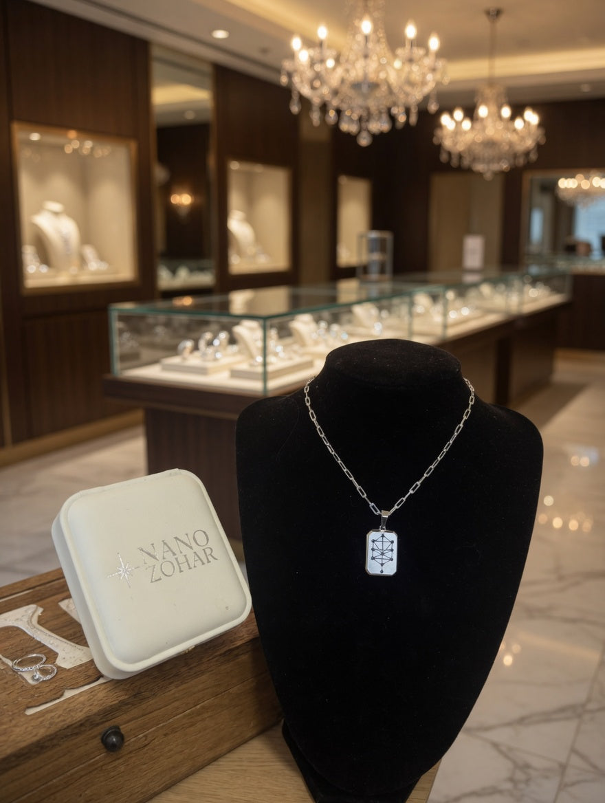 The Nano Zohar Necklace Silver