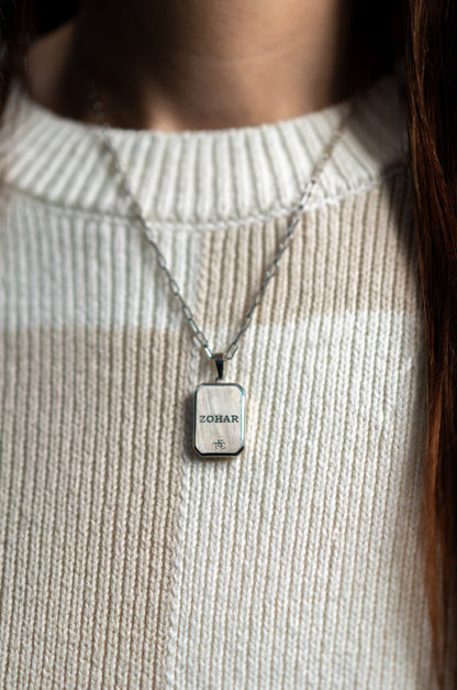 The Nano Zohar Necklace Silver