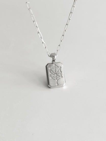 The Nano Zohar Necklace (Silver Locket 22" Chain)