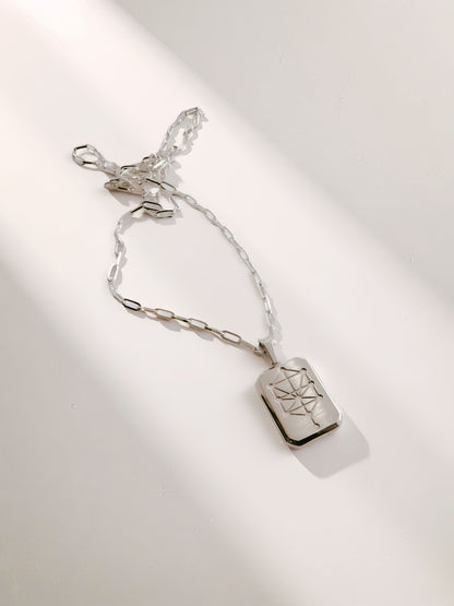 The Nano Zohar Necklace Silver